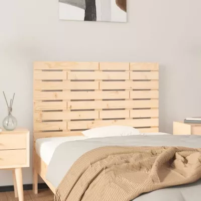 vidaXL Tête de lit murale 96x3x63 cm Bois massif de pin 824723