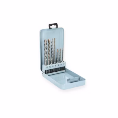 Coffret de 7 forets béton à deux taillants SDS Plus de 5 à 12mm – HANGER – 155699