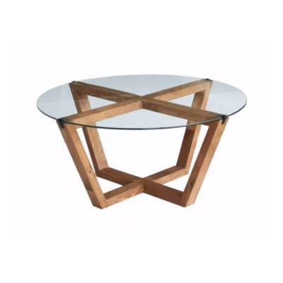 Table basse Arion, Table basse, Porte-revues pour canapé, Etagère de salon, 75x75h35 cm, Noyer