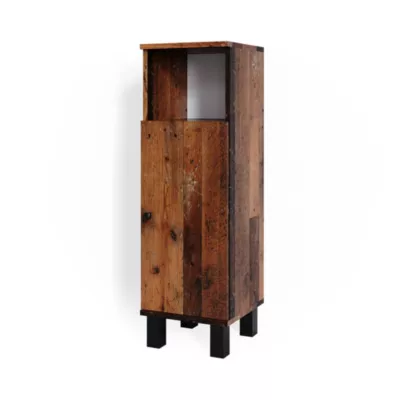 Vicco Meuble de rangement de salle de bain Chêne rustique 30x95cm