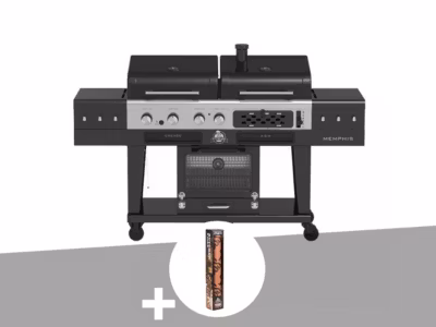 Barbecue hybride Memphis Ultimate version 2,0 + Papier boucher – Pit Boss