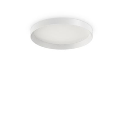 Décoratif Rond Simple Flush Blanc, 23000K