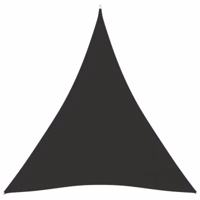 vidaXL Voile de parasol Tissu Oxford triangulaire 3x4x4 m Anthracite