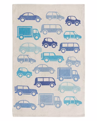 Tapis enfant MADURAJ Bleu 60 x 90 cm Coton