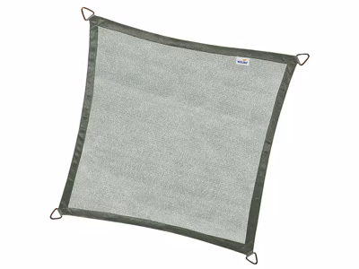 Voile d&rsquo;ombrage carrée 360 x 360 cm coloris vert olive Nesling