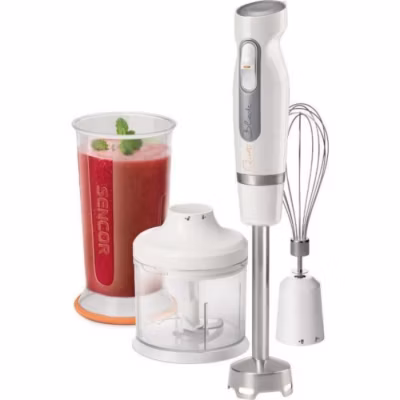Robot  multifonctions – Sencor – SHB 4378WH – 2 vitesses – 800 W – Hachoir et Fouet