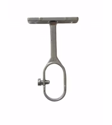 Support Oeil Ovale en Aluminium – Tringle Penderie diamètre 20 mm