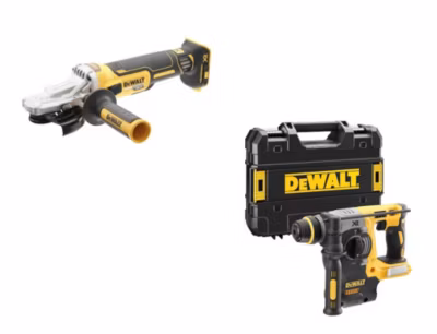Pack de 2 outils XR 18V (DCG405 – DCH273) (Sans batterie ni chargeur) en coffret T-STAK – DEWALT