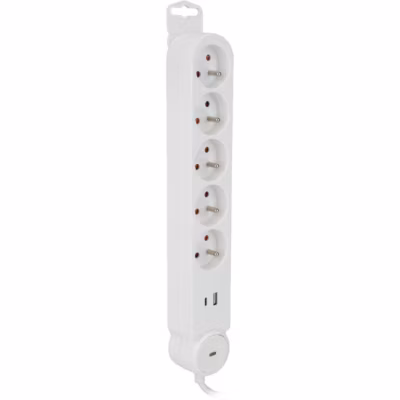 Multiprise Iota 5x16A + USB A+C + interrupteur Zenitech