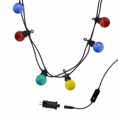 Guirlande connectable PARTY GUINGUETTE 10 globes 5.7M