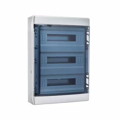Coffret électrique étanche Pour L&rsquo;extérieur Ip65 – 3 Rangées De 18 Modules – Hxlxp 586x418x148mm Ide Ecology