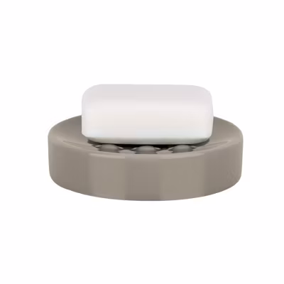 Porte savon Céramique TUBE Taupe Spirella