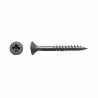 200 Vis Bois Tête Fraisée Pozidriv F/Partiel 4.5 x 50 mm – Inox A2 – D-Work