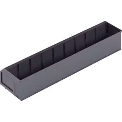 Alutec Bac à bec empilable 500 x 91 x 81 mm gris foncé, capacité 3,68 L