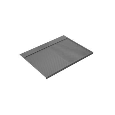 Emuca Protecteurs fond pour la cuisine Sink, M80, 767x580mm, épaisseur de la planchet 16mm, découpable, Plastique, Gris antracite