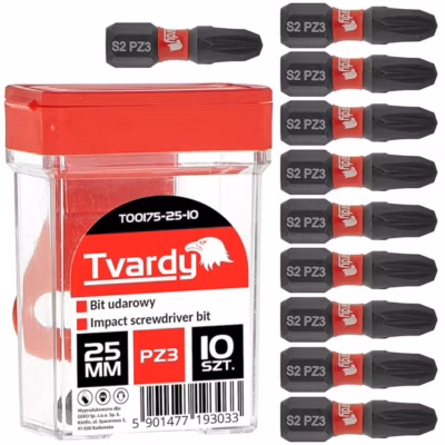 Boîte de 10 embouts PZ3 – S2 – Longueur 25mm