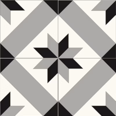 Authentiques carreaux de ciment – Modèle Véga VEG14 de Floorilège – La boite de 14 carreaux soit 0,56 m²