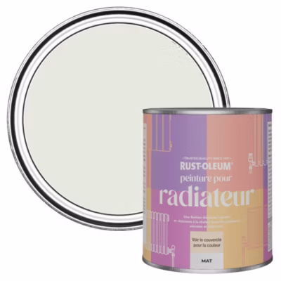 Peinture Verte pour Radiateur, Finition Mate – RUST-OLEUM – Sauge 750ml