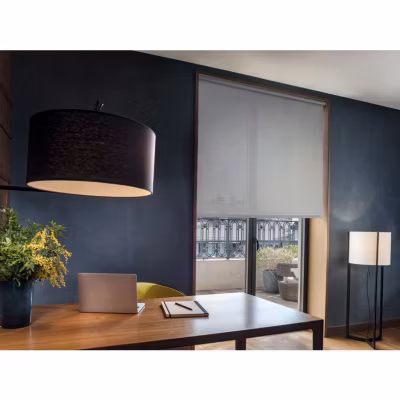 Store Enrouleur Screen – Easydeco – Gris – 100 x 250 cm