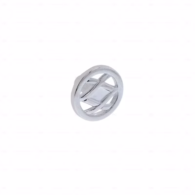 Boutons pour meubles en zamac Diamètre 36 x 23 chrome poli