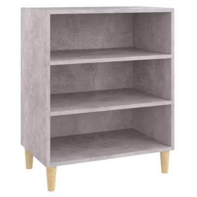 Buffet gris béton 57x35x70 cm bois d&rsquo;ingénierie vidaXL