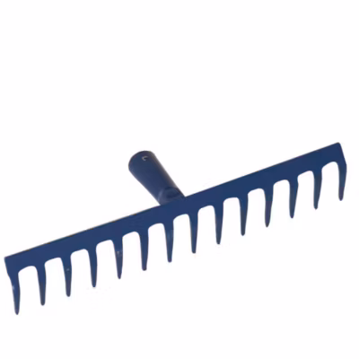 Outils Perrin Râteau soudé 14 dents courbes sans manche