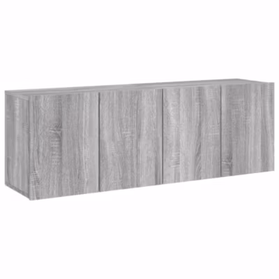 Prolenta Premium –  Meubles TV muraux 2 pcs sonoma gris 60x30x41 cm