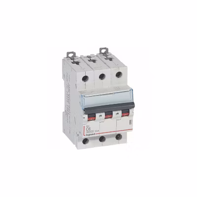 407825 Disjoncteur Triphasé 6a – 3p Courbe C – 6/10ka – à Vis – Legrand Dx3
