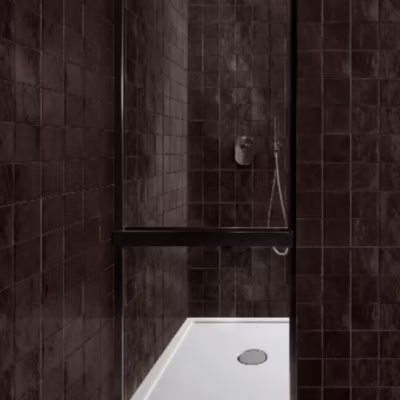 Carrelage mural Effet Zellige Noir CROGIOLO ZELLIGE 10×10 Carbone – Les Carreaux de Jean