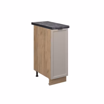Vicco Meuble de cuisine GrisBeige 30cm , PT Anthracite