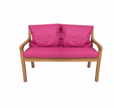 Coussin pour banc 130×50/2x50x56cm Coussins pour balancelle de jardin Rose, Coussin d&rsquo;assise Coussin extérieur/intérieur