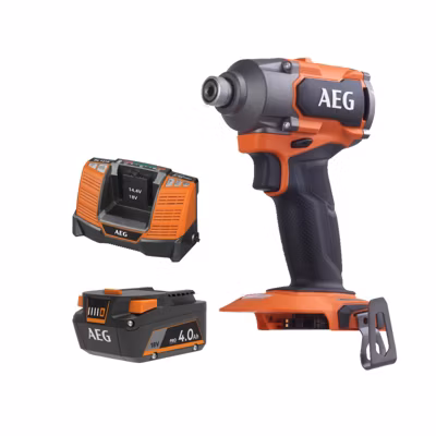 Pack AEG 18V – Visseuse à chocs Brushless 350 Nm – Batterie 4.0 Ah – Chargeur