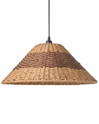 Lampe suspension BANCAL Corde en papier Naturel