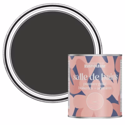 Peinture Noire pour Boiseries de Salle de Bains, Mate – RUST-OLEUM – Magie noire 750ml