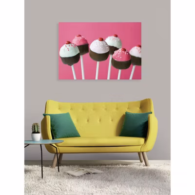 Tableau toile XXL en kit Sucettes 130 x 90 cm – Toile textile sans PVC