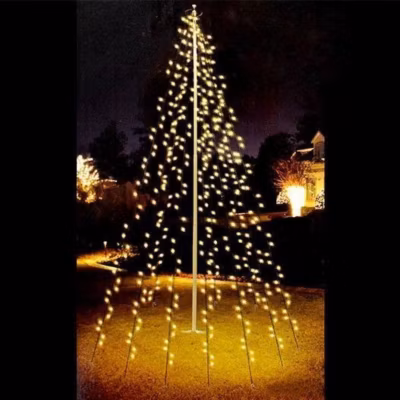 Guirlande Lumineuse pour Mât – Blanc Chaud – 360 LEDs – Utilisation Extérieur