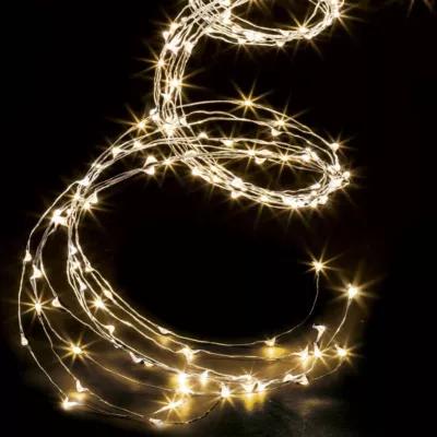 Guirlande cascade extérieur cuivre 1000 led blanc chaud 5m – feeric lights & christmas