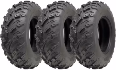 Pneus pour quad 25×8.00-12 205/80-12, 4 plis, P3080 OBOR Pinacle 61K, homologués pour la route (jeu de 3)