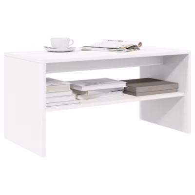 Meuble TV-Banc TV-Meuble Télé Blanc 80 x 40 x 40 cm Aggloméré vidaXL 364734