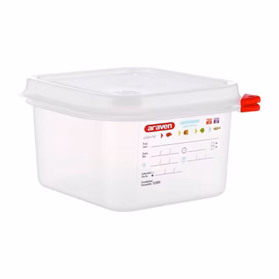 Boîte Alimentaire 1,7 L GN 1/6 – Lot de 4 – Araven