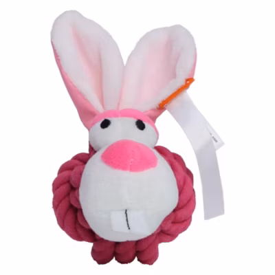 Mbw – Jouet pour chiens en corde MINIFEET Pink (Taille unique)