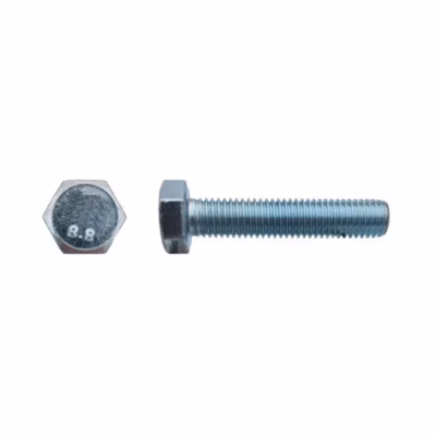 100 Vis Métaux Tête Hexagonale F/Total 12 x 30 mm – 4017 – 8.8 – Zingué blanc – D-Work