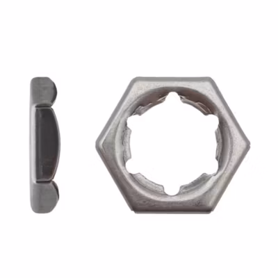 200 Ecrous PAL Autofreinés à Effet Ressort M8 mm – DIN 7967 – Inox A2 – D-Work