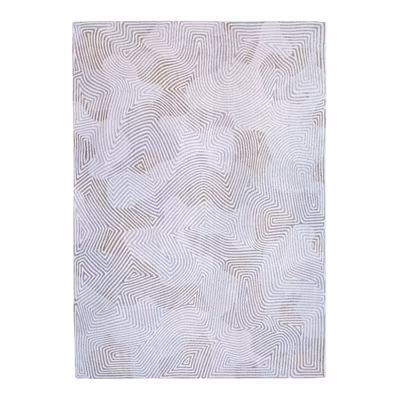 Tapis salon et chambre tissé plat WHITE HORIZON 240×340 cm