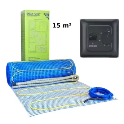 Kit chauffage au sol 15 m², 170 W/m² + MST-10 thermostat