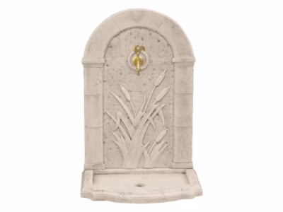 Fontaine de jardin Roseau en pierre reconstituée