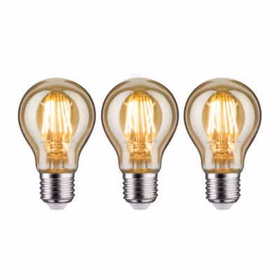 1879 Filament 230 V Ampoule LED E27 3x470lm 3x6W 1700K gradable Doré