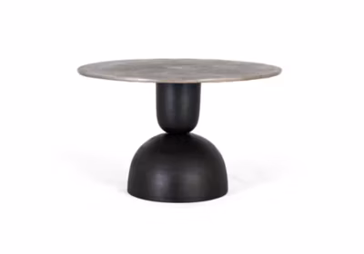 Table basse métal plateau aluminium moderne et polyvalente