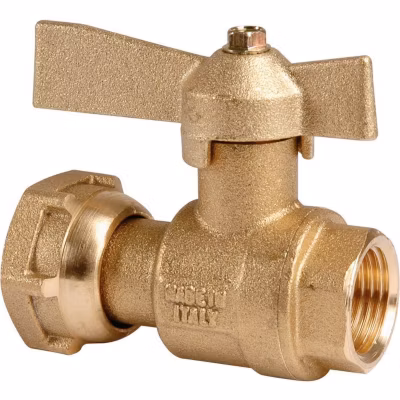 Robinet d&rsquo;arrêt à boisseau sphérique – FF 3/4&prime; – Avant et après compteur d&rsquo;eau – Ravani