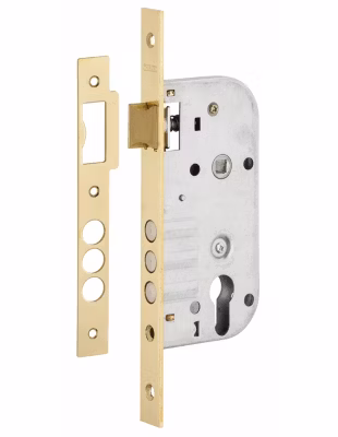 Boitier de serrure encastrable à cylindre pour porte d&rsquo;entrée, axe 45mm, bouts carrés – THIRARD